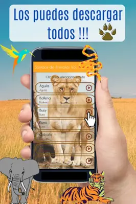 Sonidos de Animales. Ringtones android App screenshot 12